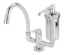 Torneira Com Filtro Monocomando Para Cozinha Mesa Luxo Metal