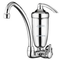 Torneira com Filtro Para Cozinha Acqua Bella Purificador Torneira de Parede Cromada Lorenzetti