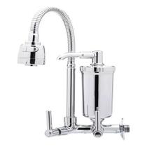 Torneira com Filtro para Cozinha Parede Gourmet 1-4 de Volta em Plástico ABS com Cano Inox OEM