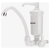 Torneira com Filtro Purificador Monocomando de Parede para Cozinha com Bica Móvel Hidrofiltros 907 2286 Branca