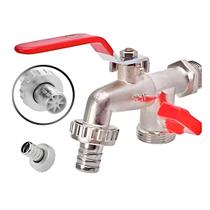 Torneira Com Registro Tanque/ Maquina Lavar 1/2 X 3/4