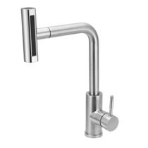 Torneira Cozinha 4 Jatos Monocomando Ducha Extensível Inox