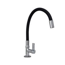Torneira Cozinha Bancada Gourmet Colors Mangueira Silicone Preta CasaGrande Mundial - Um Novo Conceito.