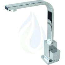 Torneira Cozinha Bancada Quadrada Metal Super Luxo Ponta Reta Lavatório Cód. 6000