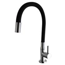 Torneira cozinha bica móvel flexível vitacor preta kimetais Torneira cozinha bica móvel flexível vitacor preta kimetais
