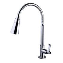 Torneira Cozinha Bica Móvel Mesa Gourmet Carneiro 7229C65 1/4 Volta Tubo Flexível Cor Cromado