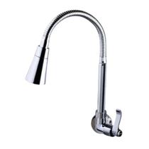 Torneira Cozinha Bica Móvel Parede Gourmet Carneiro 7269C65 1/4 Volta Tubo Flexível Cor Cromado