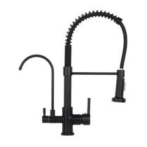 Torneira Cozinha Black Com Misturador E Entrada Para Filtro