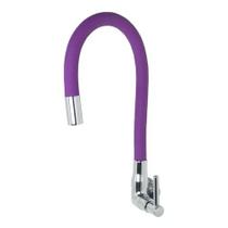 Torneira Cozinha Colorida Luxo Parede Cano De Silicone Flexível C-66 Várias Cores Cód. 5300