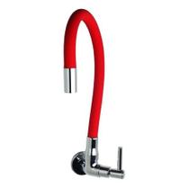 Torneira Cozinha Colorida Luxo Parede Cano De Silicone Flexível C-66 Várias Cores Cód. 5300