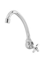 Torneira Cozinha De Parede Bica Alta de Metal 1162 C23 1/4 de Volta - Kelly / Gênova