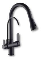 Torneira Cozinha Filtro 360 Moonfall Extensivel Preta Mg94 Torneira Cozinha Filtro 360 Moonfall Extensivel Preta Mg94