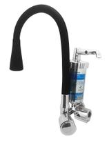 Torneira Cozinha Filtro Tubo Colorido Preta Flexível Com Copo ABS Parede Luxo Torneira Cozinha Filtro Tubo Colorido Preta Flexível Com Copo ABS Parede Luxo