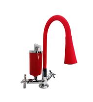 Torneira Cozinha Filtro Vermelha Mesa/bancada Gourmet 2 Jatos CasaGrande Mundial - Um Novo Conceito.