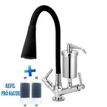 Torneira Cozinha Flexível Filtro Bancada Luxo Colorida Jato Duplo Cone C-66 Cód. 2175 Torneira Cozinha Flexível Filtro Bancada Luxo Colorida Jato Duplo Cone C-66 Cód. 2175