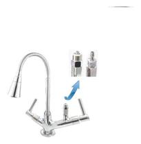 Torneira Cozinha Flexível Mesa Chuveirinho Saída Purificador Torneira Cozinha Flexível Mesa Chuveirinho Saída Purificador