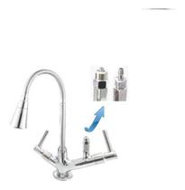 Torneira Cozinha Flexível Mesa Chuveirinho Saída Purificador Torneira Cozinha Flexível Mesa Chuveirinho Saída Purificador