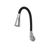 Torneira Cozinha Flexível Parede Cone Jato Duplo Preto/cromo Torneira Cozinha Flexível Parede Cone Jato Duplo Preto/cromo