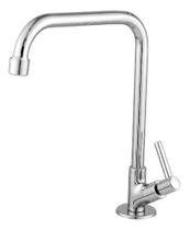 Torneira Cozinha Giratória Cano Alto Bica Móvel Bancada