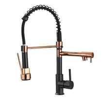 Torneira cozinha gourmet 50cm monocomando black e rosé gold Torneira cozinha gourmet 50cm monocomando black e rosé gold
