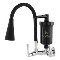 Torneira Cozinha Gourmet Filtro Tubo Cone Luxo preto black INSTALAÇÃO:F.P.A CONE PR CP PR ABS