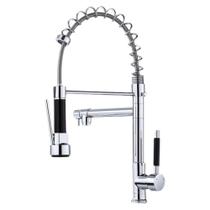 Torneira Cozinha Gourmet Inox Prata c/ Monocomando