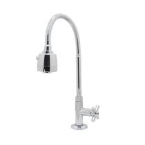 Torneira Cozinha Gourmet Mesa Bancada Cromado Tubo Flexível 2 Jatos 1/4 de Volta Torneira Cozinha Gourmet Mesa Bancada Cromado Tubo Flexível 2 Jatos 1/4 de Volta