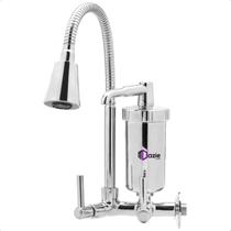 Torneira Cozinha Gourmet Metal Filtro Parede Cone Bica Móvel Flexível Giratória Pia Chuveirinho Torneira Cozinha Gourmet Metal Filtro Parede Cone Bica Móvel Flexível Giratória Pia Chuveirinho