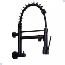 Torneira cozinha gourmet monocomado vip de parede preto fosco Torneira cozinha gourmet monocomado vip de parede preto fosco