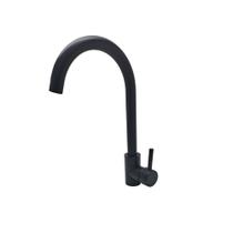 Torneira Cozinha Gourmet Monocomando Bica Móvel Preto Fosco