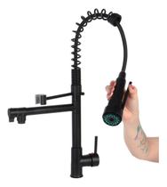 Torneira Cozinha Gourmet Monocomando Black Preto Fosco 50 Cm Torneira Cozinha Gourmet Monocomando Black Preto Fosco 50 Cm