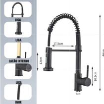 Torneira Cozinha Gourmet Monocomando Com Spray Extensor FBH05310