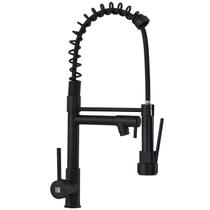 Torneira Cozinha Gourmet Monocomando Com Spray Extensor Preta - Kparts Importadora