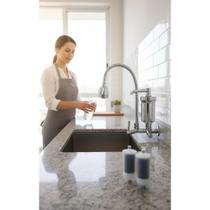 Torneira Cozinha Gourmet Parede Com Filtro Flexível Inox Torneira Cozinha Gourmet Parede Com Filtro Flexível Inox