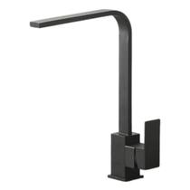 Torneira Cozinha Gourmet Slim Inox Preto c/ Monocomando