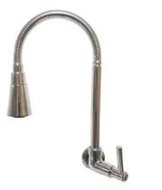 Torneira Cozinha Gourmet Tubo Cone Modelo Cromado Parede