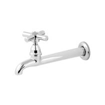 Torneira Cozinha Imperatriz Parede Reta Higo Abs Cromado 1158 C31 1/4 Volta