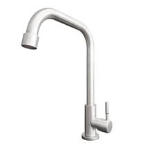 Torneira Cozinha Inox 304 90 graus 1/4 de volta Escovado 5/8