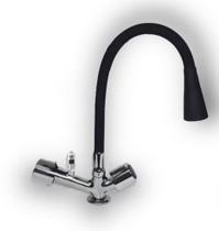 Torneira Cozinha Jato Preto Mesa Com Saída Purificador Torneira Cozinha Jato Preto Mesa Com Saída Purificador