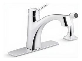 Torneira Cozinha Kohler Maxton Com Pulverizador Cromada KR22868CP
