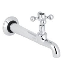 Torneira Cozinha Longa de Parede 18cm de Metal 1158 C33 - Imperatriz