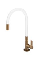 Torneira Cozinha Mesa 1/4 Volta 1/2 Dn 15 C70 7167 Color White Concept Gold Torneira Cozinha Mesa 1/4 Volta 1/2 Dn 15 C70 7167 Color White Concept Gold