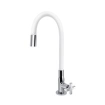 Torneira Cozinha Mesa Bica Gourmet White 1/4 Volta - FAUZI