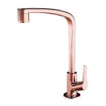 Torneira Cozinha Mesa Bica Movel 1/4V Rosa Gold Lorenzetti