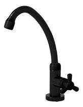 Torneira Cozinha Mesa Bica Móvel Alta Vienna Preta Durín Acabamento Brilhante Cor Preto Torneira Cozinha Mesa Bica Móvel Alta Vienna Preta Durín Acabamento Brilhante Cor Preto