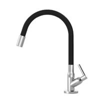 Torneira Cozinha/mesa Color Flex Preta C70 1/4volta Real Metais Torneira Cozinha/mesa Color Flex Preta C70 1/4volta Real Metais