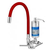 Torneira Cozinha Mesa com Filtro Abs ¼ Volta Bica Articulável Omega C61