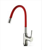 Torneira Cozinha Mono Móvel Emborrachada Flexível DK-8008SR - DECK CASA Torneira Cozinha Mono Móvel Emborrachada Flexível DK-8008SR - DECK CASA