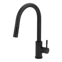 Torneira Cozinha Monocomando Ducha Extensível Black/preto