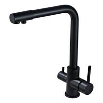 Torneira Cozinha Monocomando Entrada De Filtro Black Preto Torneira Cozinha Monocomando Entrada De Filtro Black Preto